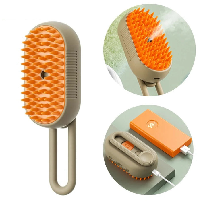 3-in-1 Pet Steam Brush