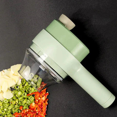 4-in-1 Handheld Electric Vegetable Cutter