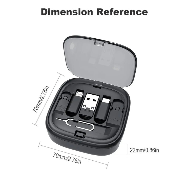 60W Fast Charge Cable Set with Storage Box