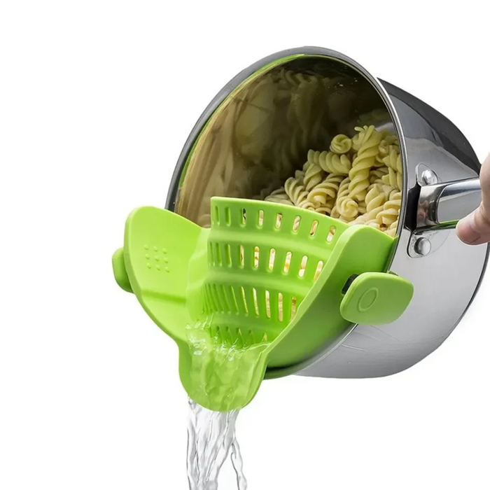 Clip-On Silicone Pot Strainer