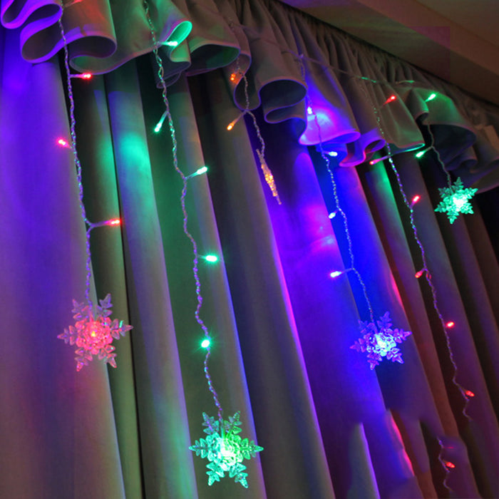 8-Mode LED Snowflake Lights