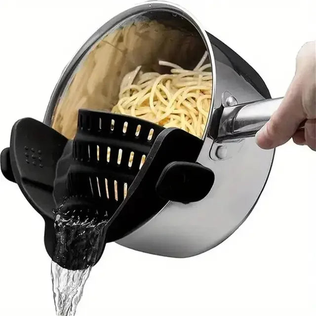 Clip-On Silicone Pot Strainer