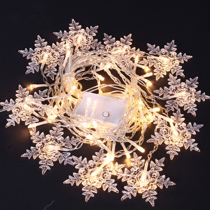 8-Mode LED Snowflake Lights