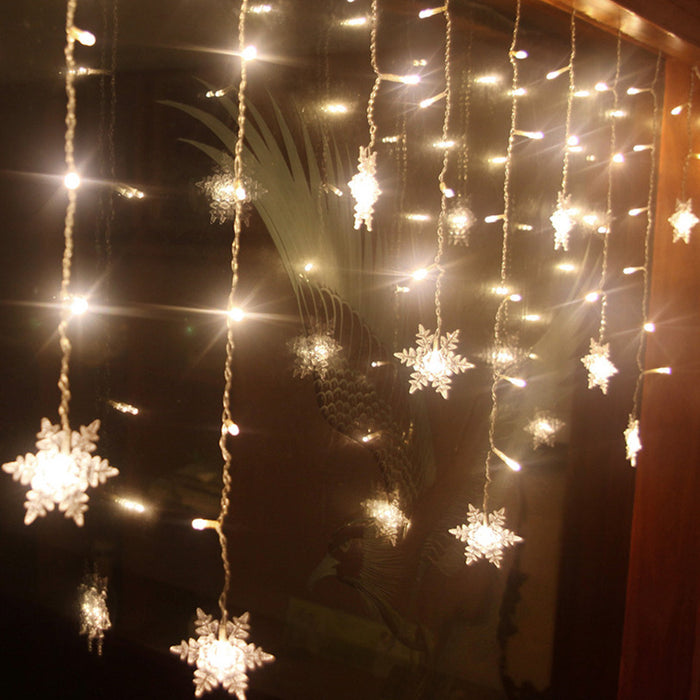 8-Mode LED Snowflake Lights