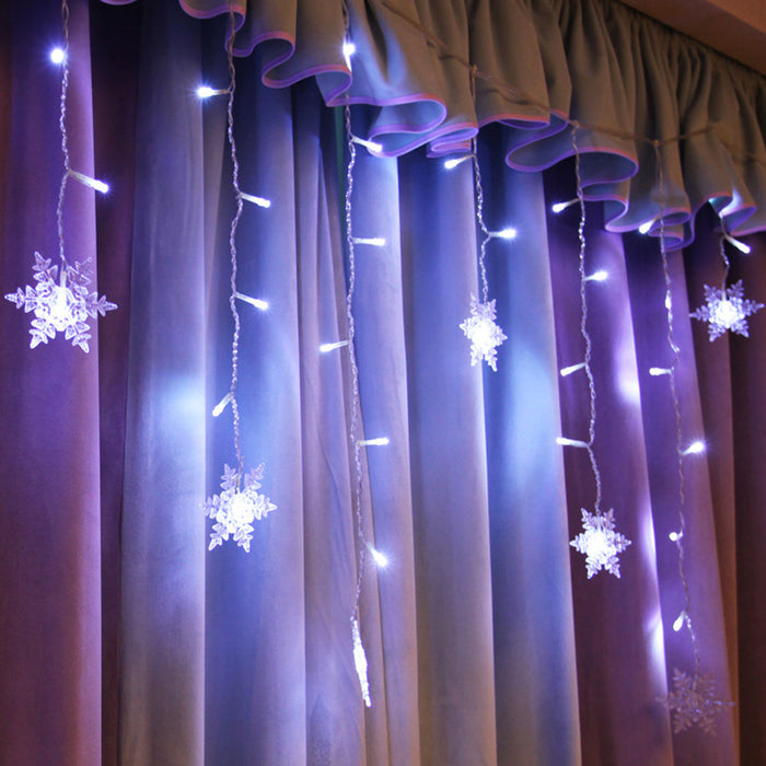 8-Mode LED Snowflake Lights