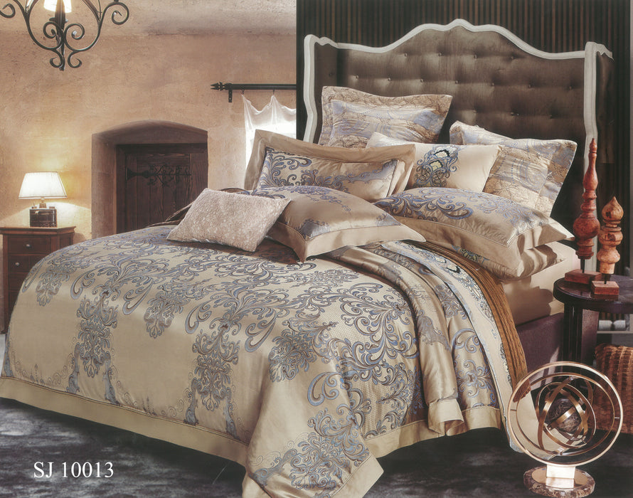 Halide - Satin Jacquard Duvet Cover Set