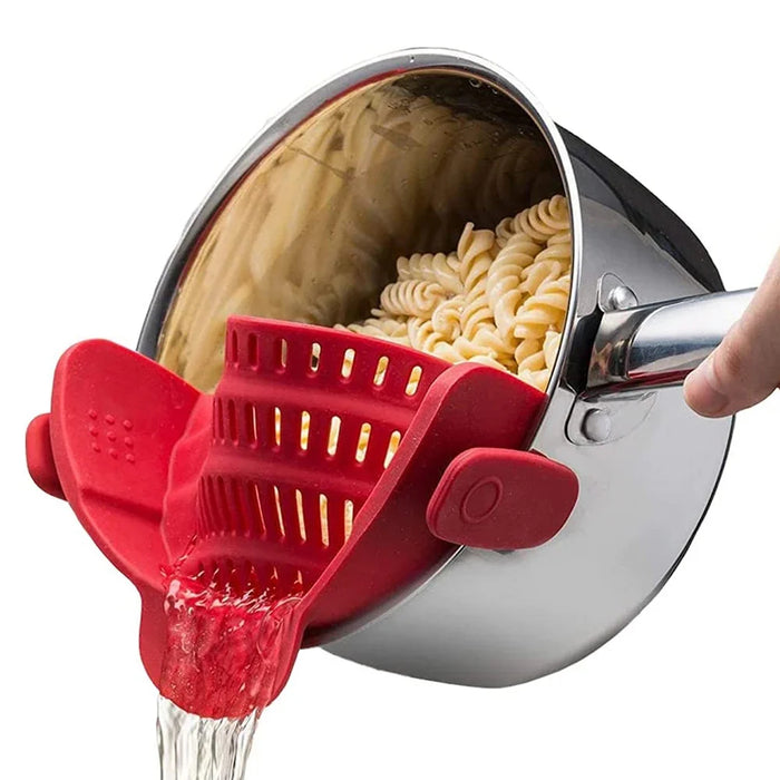 Clip-On Silicone Pot Strainer