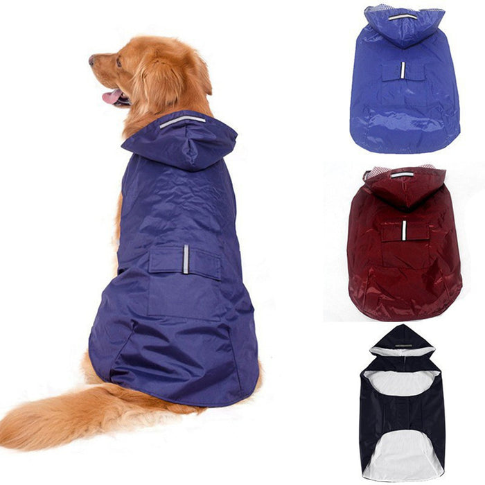 Chic Waterproof Dog Raincoat