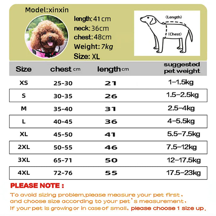 Dog Face Pet Clothes Jumpsuit