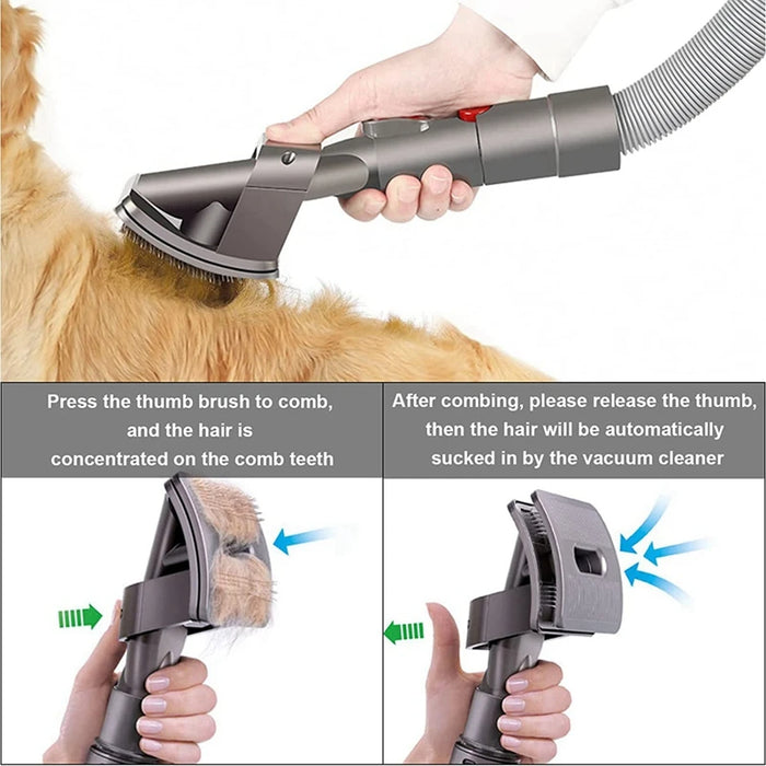 Pet Grooming Vacuum Attachment for Dyson