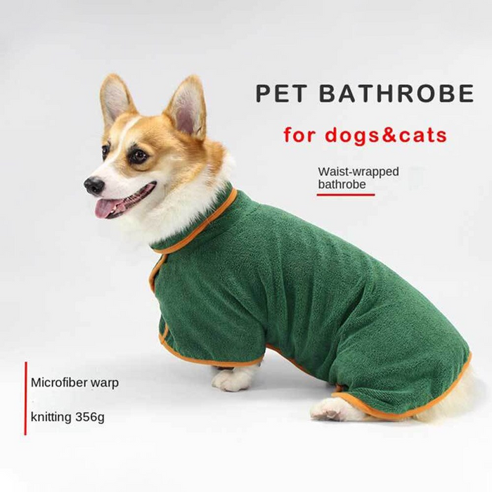 Soft Pet Bathrobe